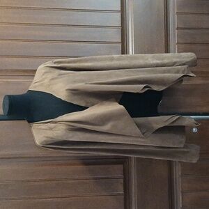 Torrid Faux Suede drape front jacket. Size 4x (See Size Chart)